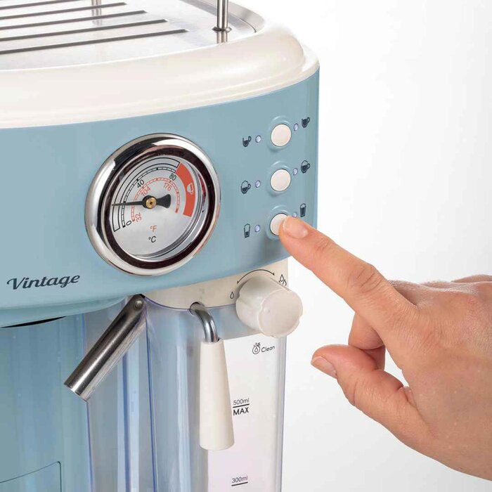 ARIETE Ariete - 復古系列意式咖啡機 (藍色) - 1383/15 (配備香港三腳扁型插頭 220V電壓) Fixed SizeProduct Thumbnail