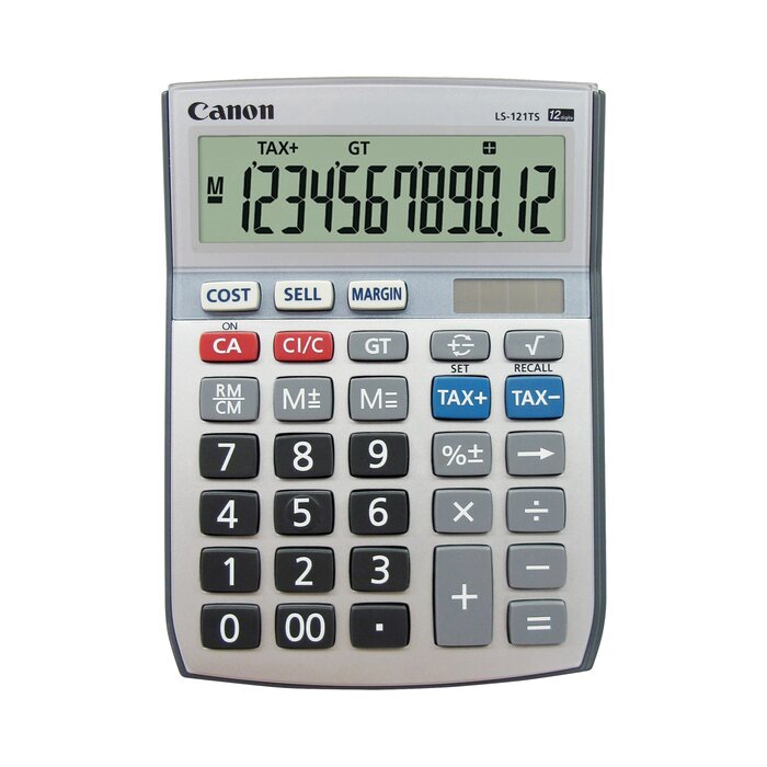 Canon Canon - Desktop Calculator LS-121TS USA BL Fixed SizeProduct Thumbnail