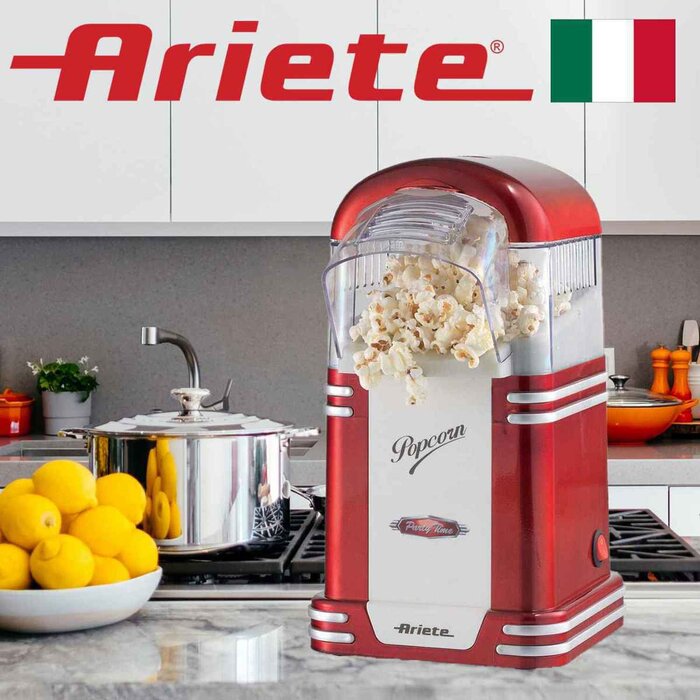 ARIETE PARTY TIME POPCORN MACHINE (RED) - 2954 Fixed SizeProduct Thumbnail