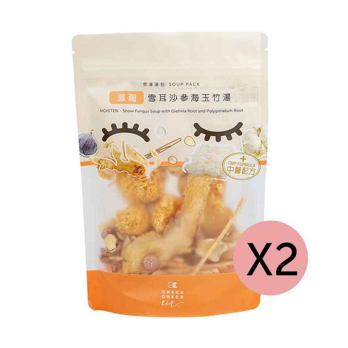 CheckCheckCin Snow Fungus Soup with Glehnia Root and Polygonatum Root (2 Packs) 132g x 2 PacksProduct Thumbnail