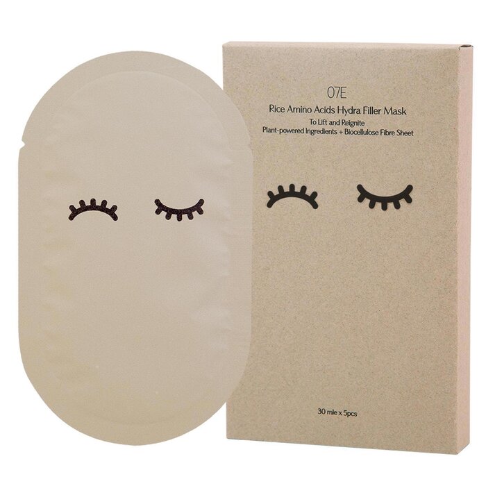 CheckCheckCin 07E Rice Amino Acids Hydra Filler Mask 5 packs per boxProduct Thumbnail