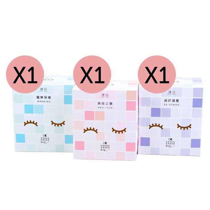 CheckCheckCin 浸浴套裝 3 Boxes, 5 SachProduct Thumbnail