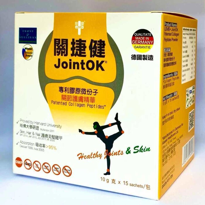 JOINTOK 關捷健 - 專利膠原微份子健骨護膚 10克 x 15包 Fixed sizeProduct Thumbnail