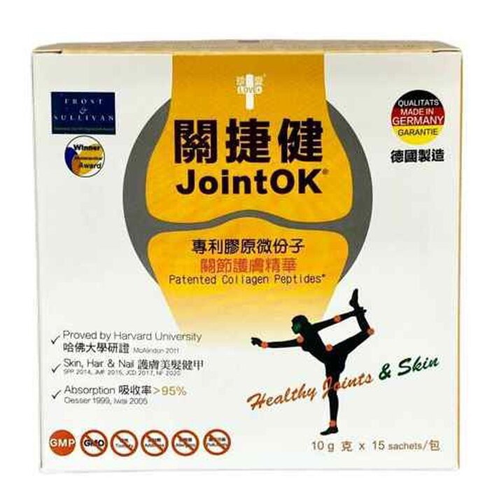 JOINTOK 關捷健 - 專利膠原微份子健骨護膚 10克 x 15包 Fixed sizeProduct Thumbnail