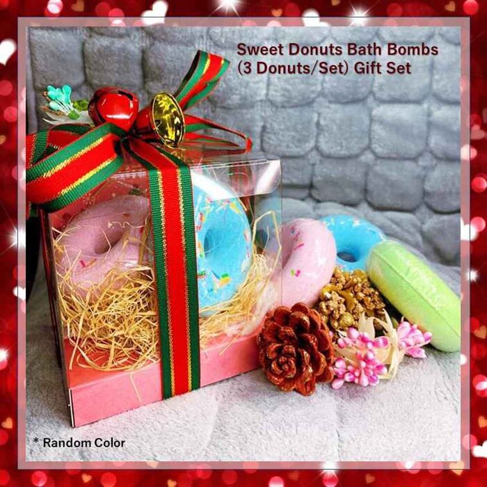 Let's BLOOM Sweet Donut Bath Salt Ball Gift Set 3pcsProduct Thumbnail