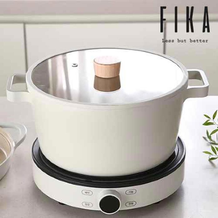 Neoflam Fika 26cm Pot with Glass Cover (suitable for IH) 0Product Thumbnail