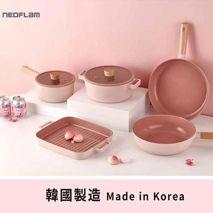 Neoflam Fika Pink 26cm Wok (suitable for IH) 0Product Thumbnail
