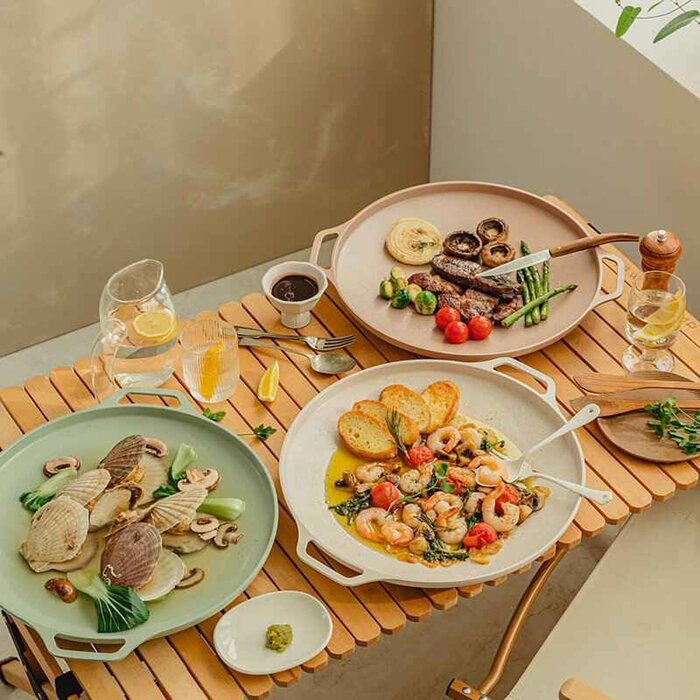 Dono 30cm Ceramic Layer Frying Pan - Peach 0Product Thumbnail