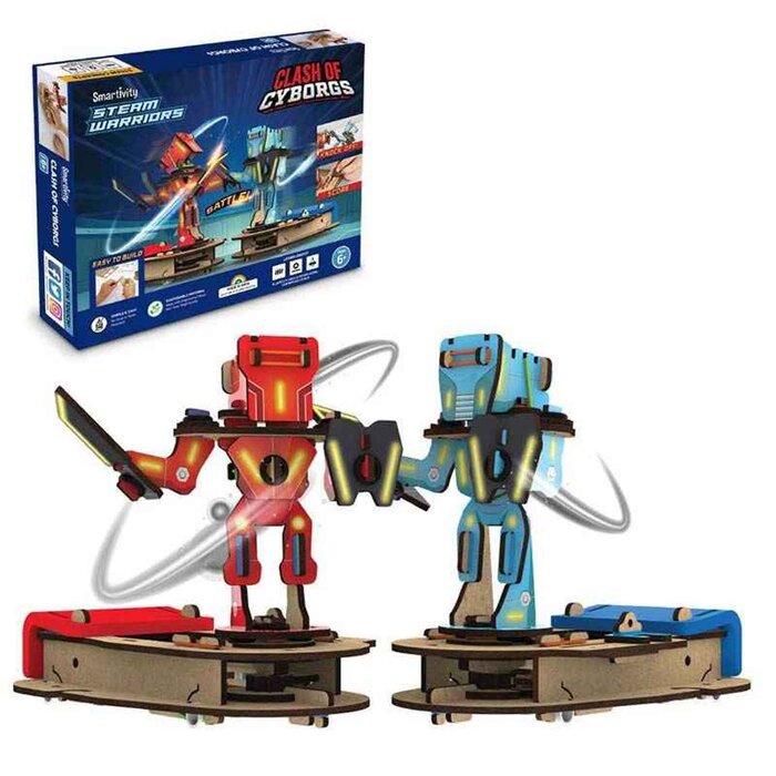 Smartivity DIY STEAM Warriors: Clash of Cyborgs Fixed SizeProduct Thumbnail