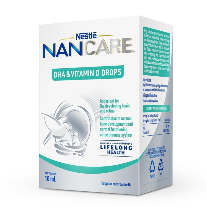 Nestle NANCARE萃乳全護營養素 – 維他命D及DHA滴劑 10 mlProduct Thumbnail