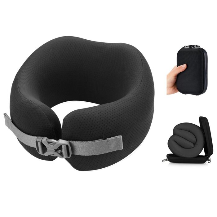 Easynap Portable Memory Foam Neck Pillow L Size (with packing case) Fixed sizeProduct Thumbnail