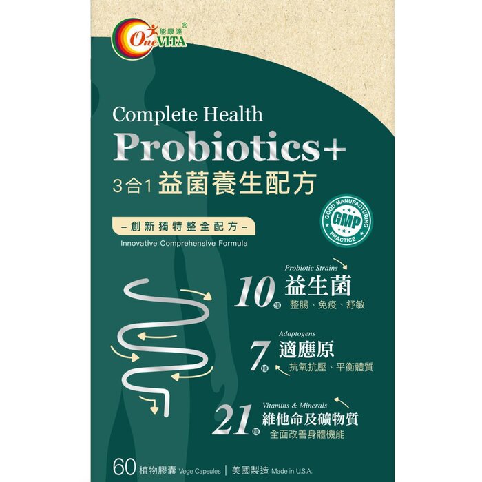 OneVITA 能康達 3合1益菌養生配方 [EXP.2025/12/01] 60 capsulesProduct Thumbnail