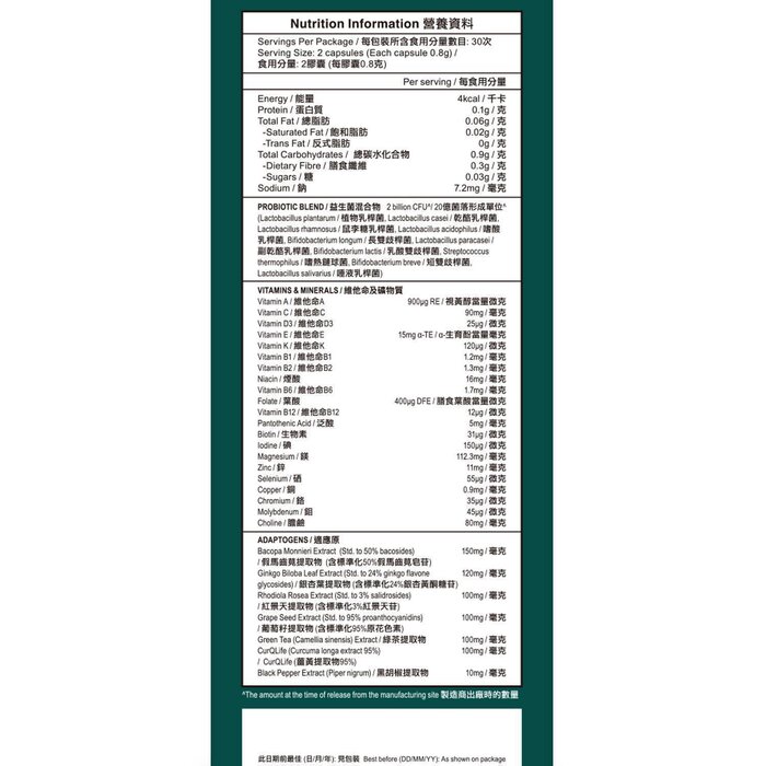 OneVITA 能康達 3合1益菌養生配方 [EXP.2025/12/01] 60 capsulesProduct Thumbnail