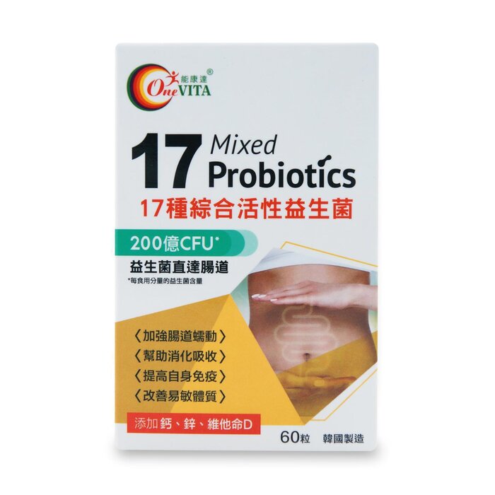 OneVITA 能康達 17種綜合活性益生菌 [EXP. 2025/11/09] 60 capsulesProduct Thumbnail