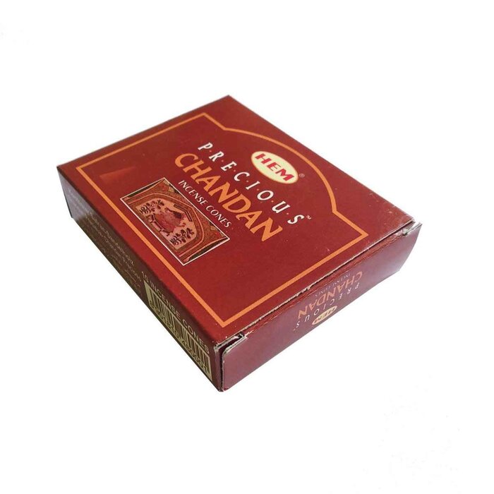 裾 HEM HEM - (Buy 1 Get 2 Free)CHANDAN Incense Cone Natural India Handmade meditating cones SPA HCONE-CHANDAN Fixed sizeProduct Thumbnail