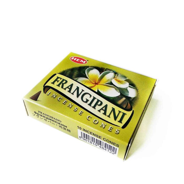 HEM HEM - (Buy 1 Get 2 Free)FRANGIPANI Incense Cone Natural India Handmade meditating cones HCONE-FRANGIPANI Fixed sizeProduct Thumbnail