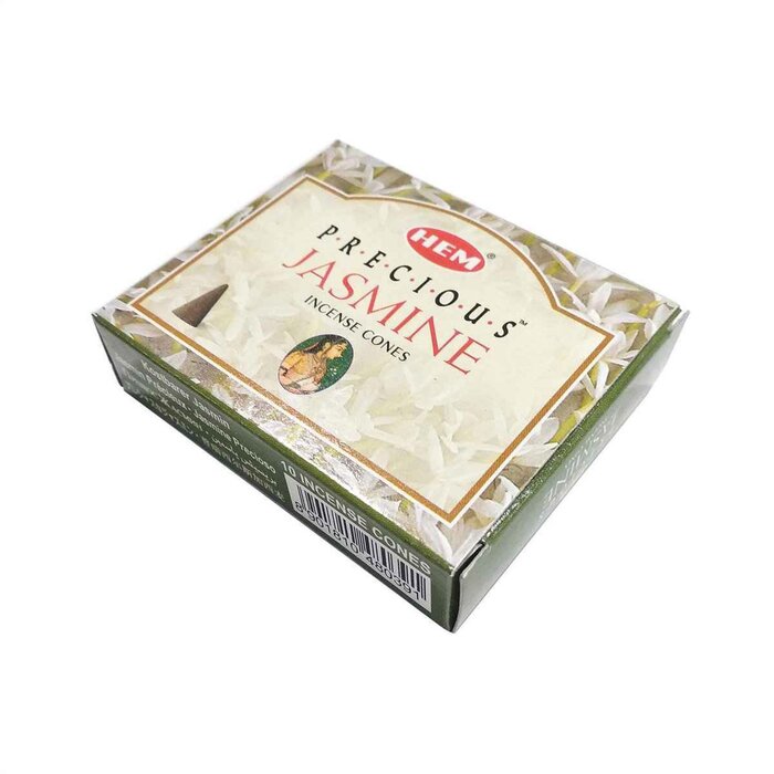 HEM HEM - (Buy 1 Get 2 Free)JASMINE Incense Cone Natural India Handmade meditating cones HCONE-JASMINE Fixed sizeProduct Thumbnail
