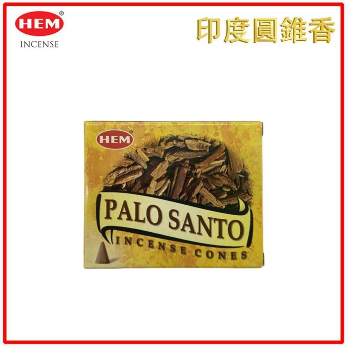HEM HEM - (Buy 1 Get 2 Free)PALO SANTO Incense Cone Natural India Handmade meditating cones HCONE-PALO-SANTO Fixed sizeProduct Thumbnail