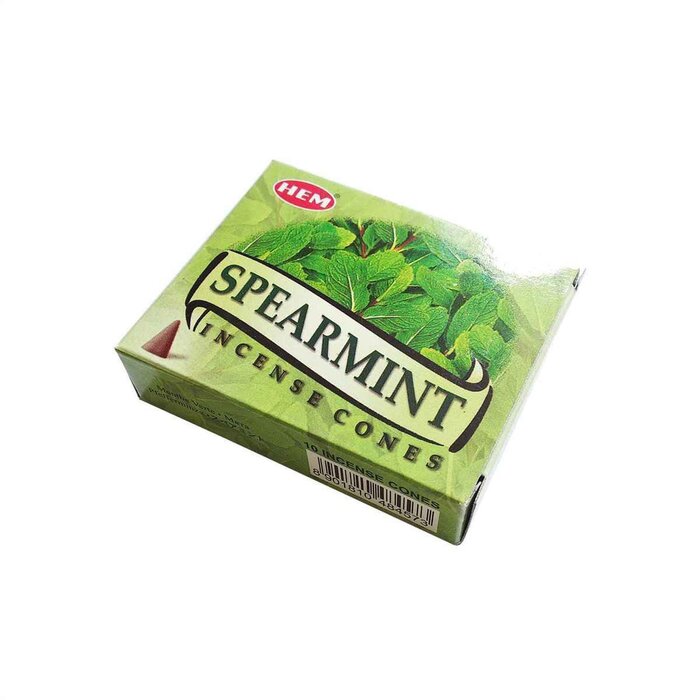 헴 HEM HEM - (Buy 1 Get 2 Free)SPEARMINT Incense Cone Natural India Handmade meditating cones HCONE-SPEARMINT Fixed sizeProduct Thumbnail