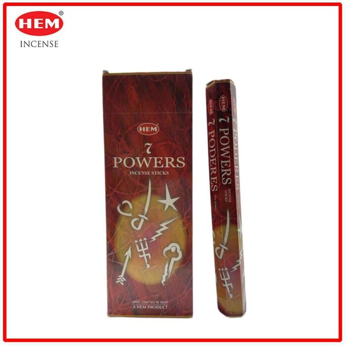 HEM HEM - (Buy 1 Get 2 Free)(20pcs per Hexagonal Box) 7 POWERS natural Indian handmade incense sticks HI-7POWERS Fixed sizeProduct Thumbnail