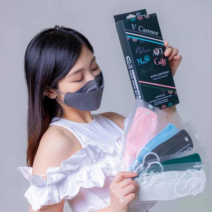 V Caresee Rock & Roll KF94 Certified Medical Face 3D Mask for Adults MIX Individual package (10pcs) Fixed SizeProduct Thumbnail