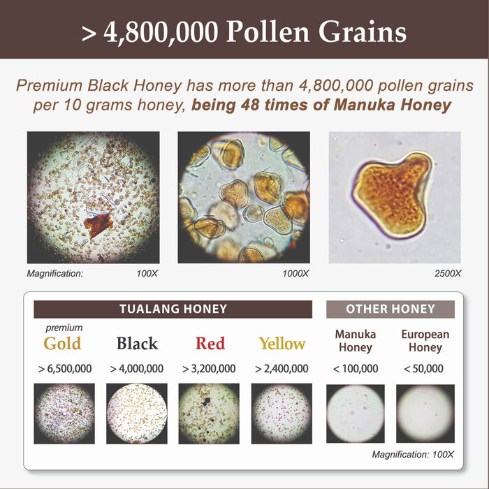 Health Harvest Premium Tualang Black Honey 375g Fixed SizeProduct Thumbnail