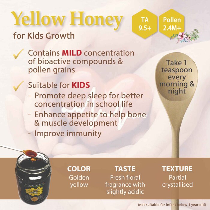 Health Harvest Tualang Yellow Honey 280g Fixed SizeProduct Thumbnail