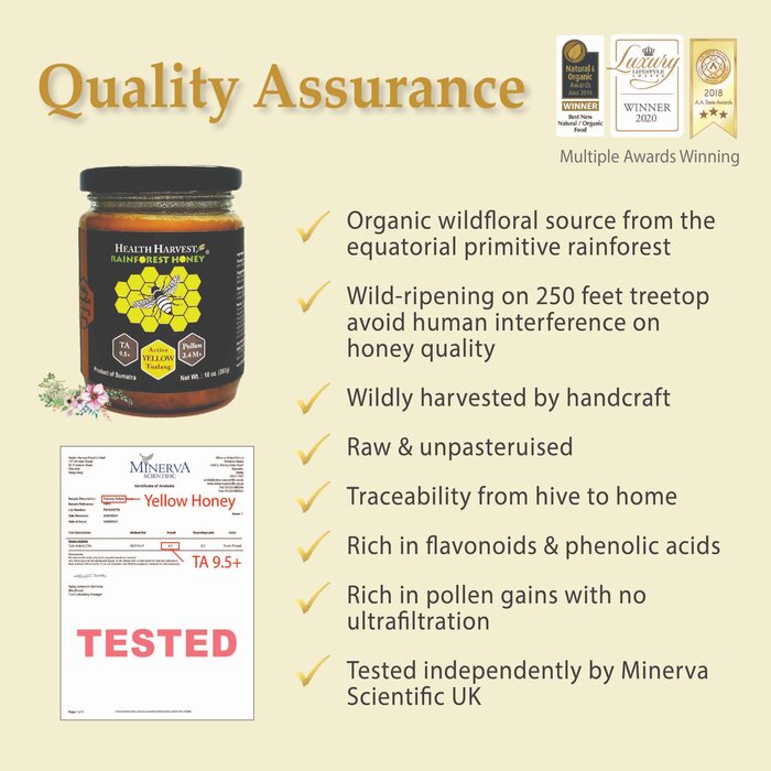 Health Harvest Tualang Yellow Honey 280g Fixed SizeProduct Thumbnail