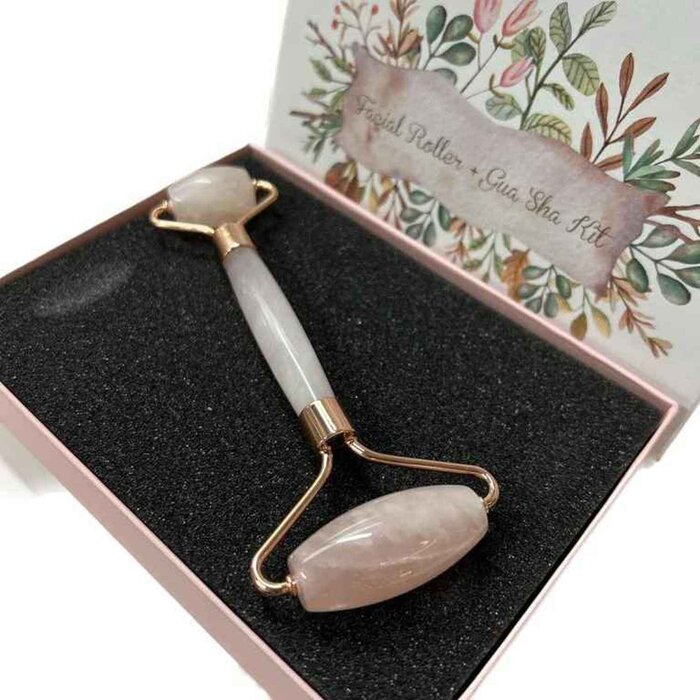 Chain Bridge Honey Farm Rose Quartz Jade Roller Fixed SizeProduct Thumbnail