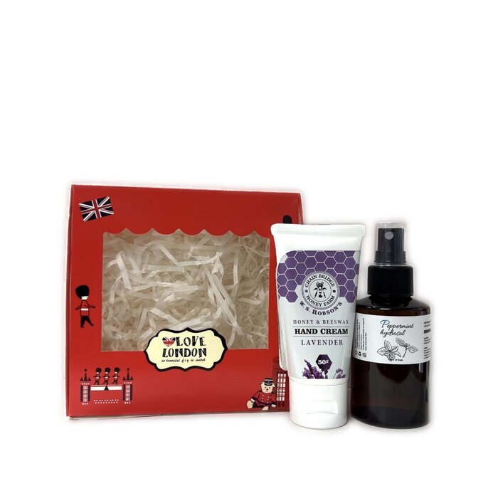Chain Bridge Honey Farm Gift Set-Essential Oil Spray and Honey & Beeswax Hand Cream Tube (Lavender) 118ml+50gProduct Thumbnail
