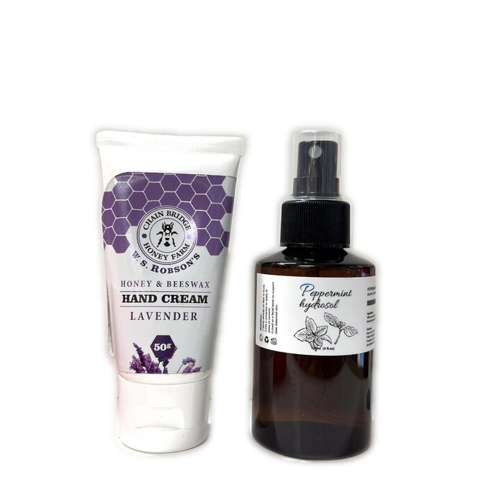 Chain Bridge Honey Farm Gift Set-Essential Oil Spray and Honey & Beeswax Hand Cream Tube (Lavender) 118ml+50gProduct Thumbnail