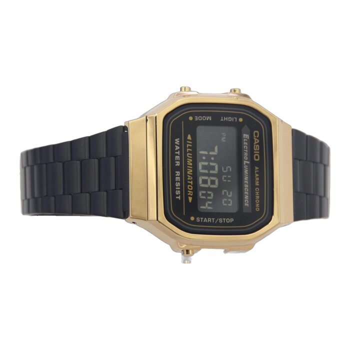 Casio A168WEGB-1B Vintage Black and Gold Watch Fixed SizeProduct Thumbnail