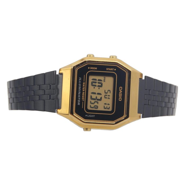 Casio LA680WEGB-1A Black and Gold Vintage Watch Fixed SizeProduct Thumbnail
