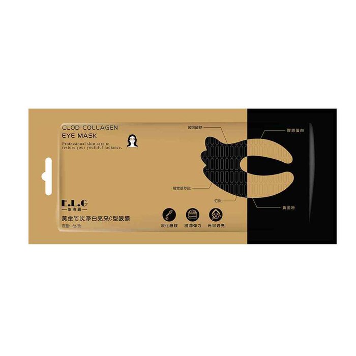 이엘지 E.L.G Gold Bamboo Charcoal Whitening C-shaped Eye Mask 3pcsProduct Thumbnail