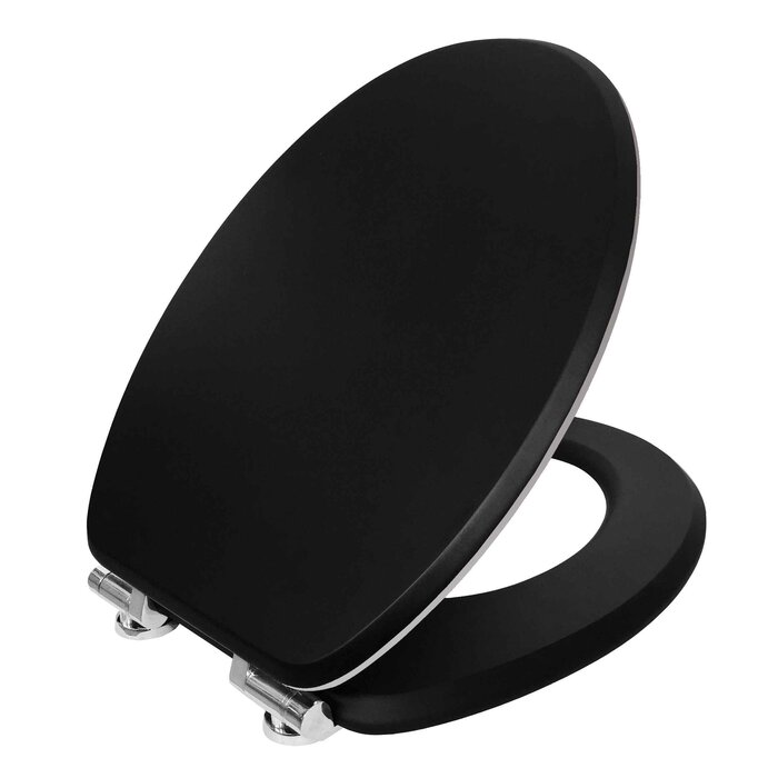 INFINITE Paris Matt Black Toilet Seat Fixed SizeProduct Thumbnail