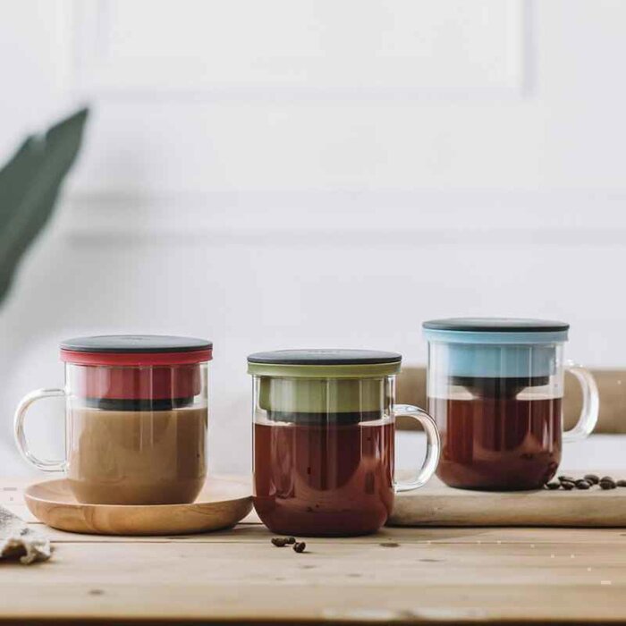 PO: Inactive -Duo Dripper Mug 2.0 ( Grey Lid with Grey Ring ) Grey - 350mlProduct Thumbnail