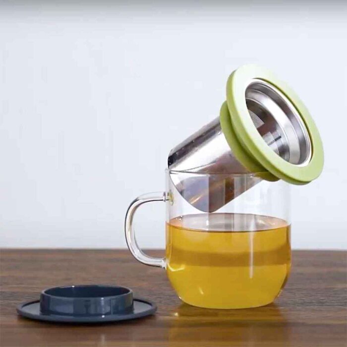 PO: Inactive- Ming Infuser Glass Mug 2.0 Grey Lid with RProduct Thumbnail