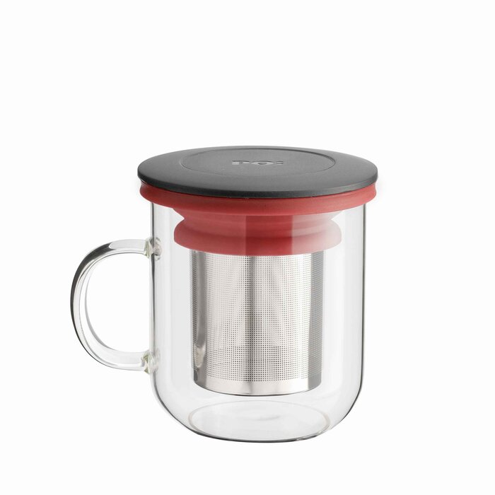 PO: Inactive- Ming Infuser Glass Mug 2.0 Grey Lid with RProduct Thumbnail