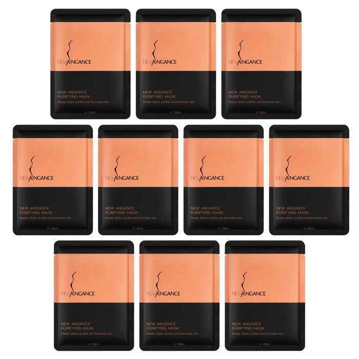 New Angance Paris 備長炭清潔面膜 25ml x 10pcsProduct Thumbnail