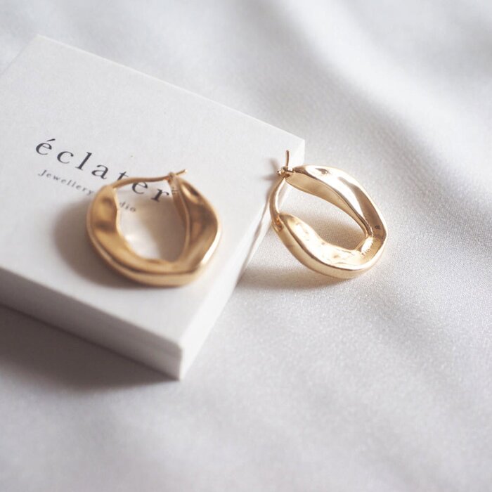 보석류 eclater jewellery AMAYA HOOP EARRINGS 23 mm x 21 mmProduct Thumbnail