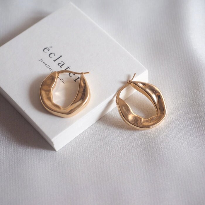 보석류 eclater jewellery AMAYA HOOP EARRINGS 23 mm x 21 mmProduct Thumbnail