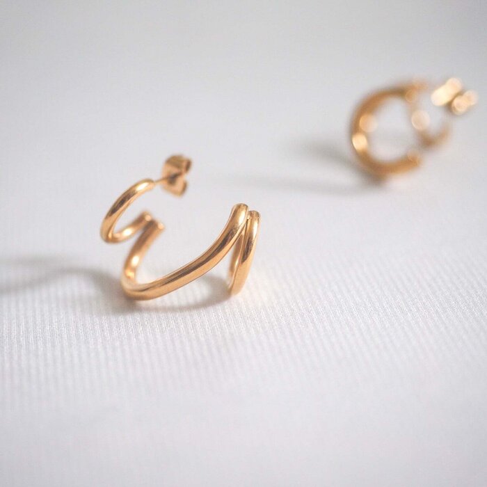 eclater jewellery Hillary Layers Earrings Fixed SizeProduct Thumbnail