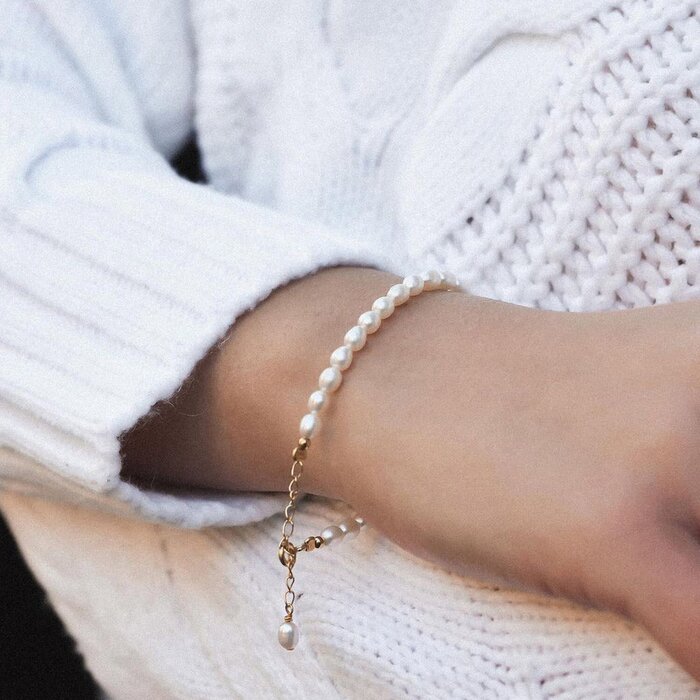 eclater jewellery Maeve Pearls Bracelet 15 - 19 cmProduct Thumbnail