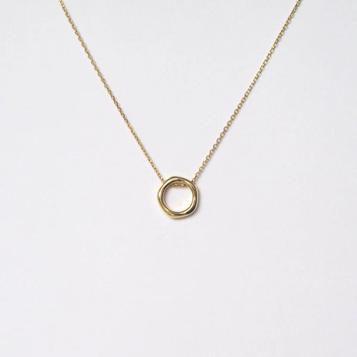 eclater jewellery Quinn Irregular Hoop Necklace 38.5 - 44 cmProduct Thumbnail