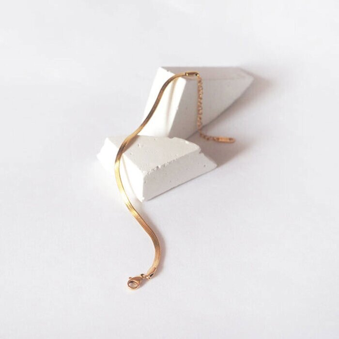 eclater jewellery Snake Herringbone Bracelet 16-21.5cmProduct Thumbnail