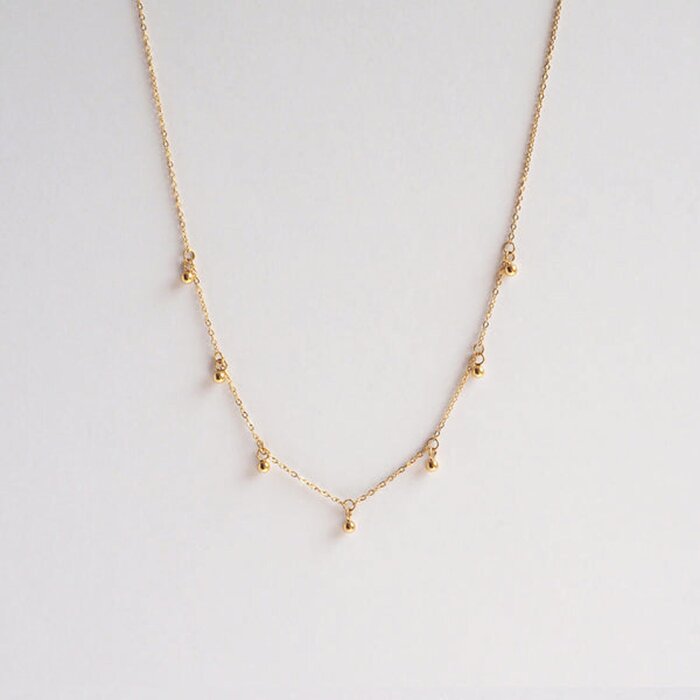 eclater jewellery Albi Drop Balls Necklace 44.5 - 50 cmProduct Thumbnail