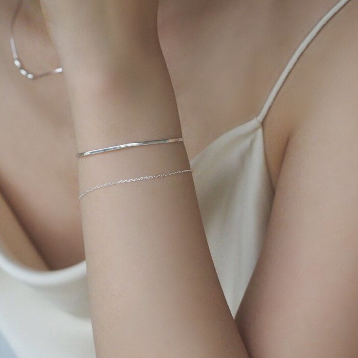 eclater jewellery Marye Double Chain Bracelet 33cmProduct Thumbnail