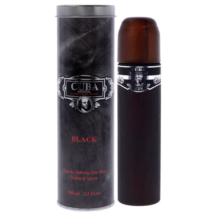 Cuba Cuba Black by Cuba for Men - 3.3 oz EDT Spray 3.3 ozProduct Thumbnail