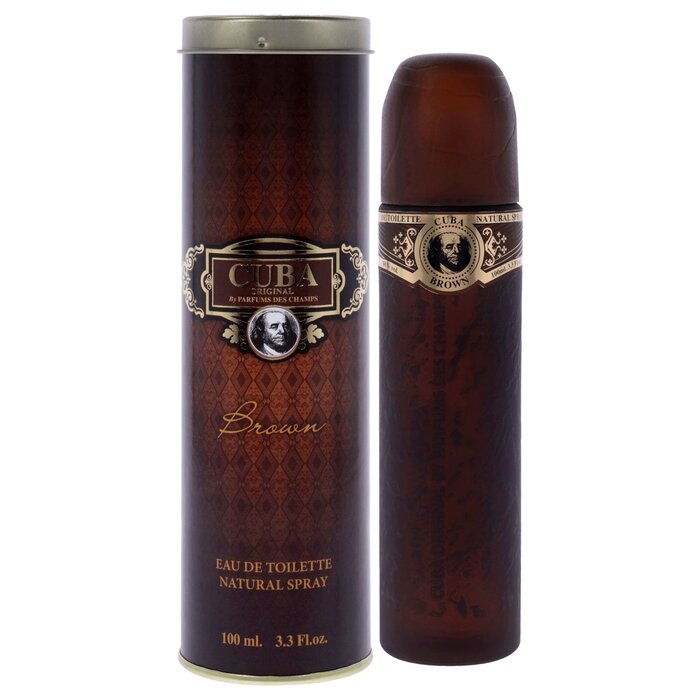 Cuba Cuba Brown by Cuba for Men - 3.3 oz EDT Spray 3.3 ozProduct Thumbnail
