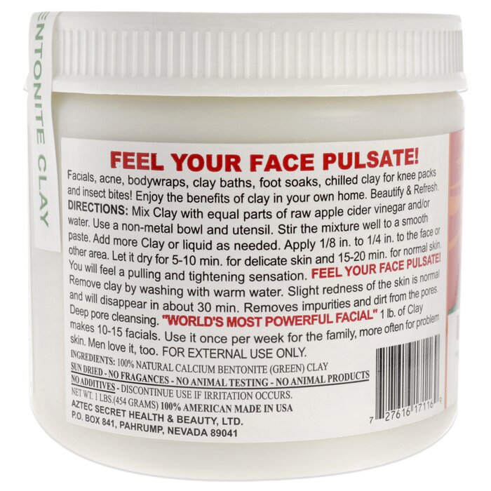 Secret A Indian Healing Clay by Aztec Secret for Unisex - 16 oz Clay 16 ozProduct Thumbnail